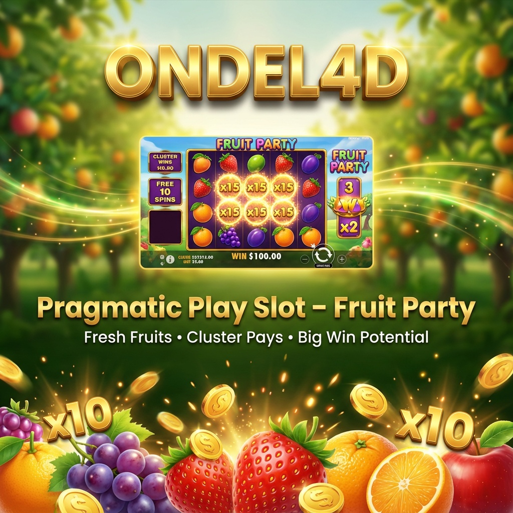 Fruit Party Pragmatic Play di ONDEL4D: Ledakan Buah Segar Menuju Maxwin